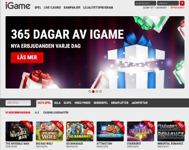 iGame Casino hemsida
