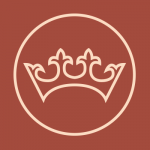 Queen Vegas - fyrkantig logo